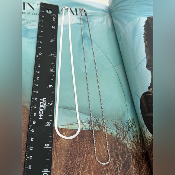 22K Yellow Italian Gold Plated Yellow Gold over 925 Sterling Silver Necklaces - Picture 7 of 9